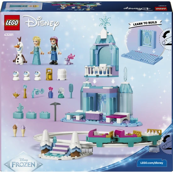 LEGO Disney 43281 Elsin ľadový palác a jazda na snehu