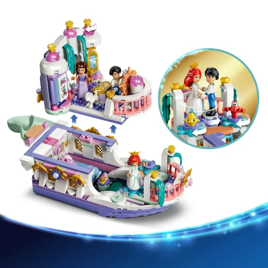LEGO Disney 43299 Arielina kráľovská svadobná loď