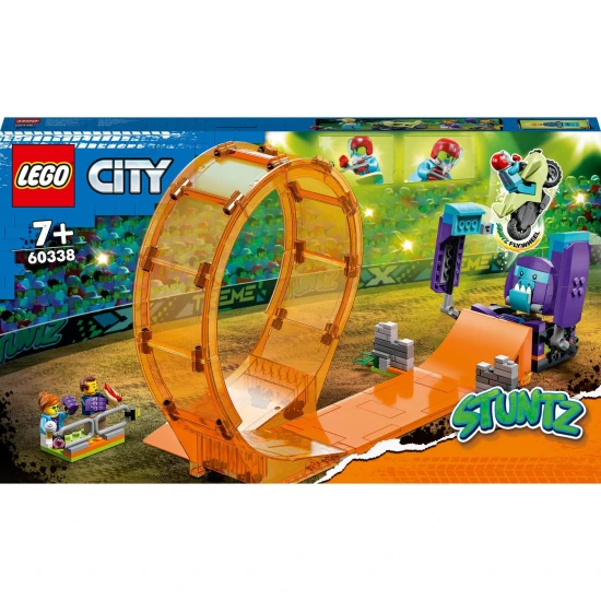 Objav vzrušenie s LEGO CITY kaskadérskou motorkou a šimpanzom