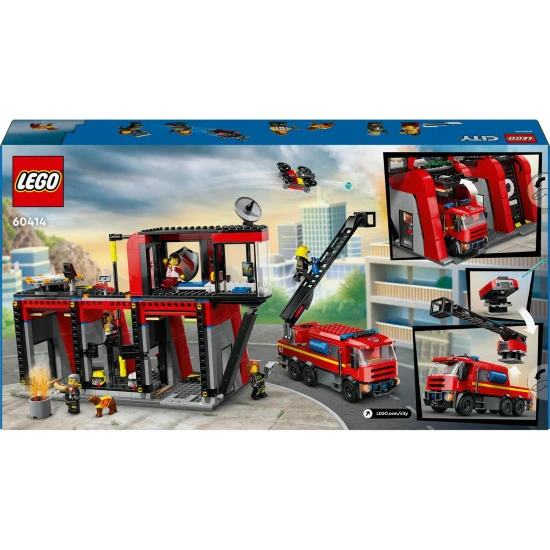 LEGO City Hasičská stanica – akcia, dron a záchrana v jednom sete!