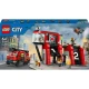LEGO City Hasičská stanica – akcia, dron a záchrana v jednom sete!