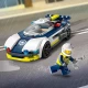 LEGO City 60415 - Naháňačka policajného auta a športiaka s minifigúrkami policajta a zločinky