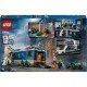 LEGO CITY Mobilné kriminalistické laboratórium s nákladiakom, ktorý po otvorení odhaľuje dvojposchodové kriminalistické pracovisko s mapou, mikroskopom, kávovarom a väzením, doplnené minifigúrkami policajtov, vedca a zločincov.