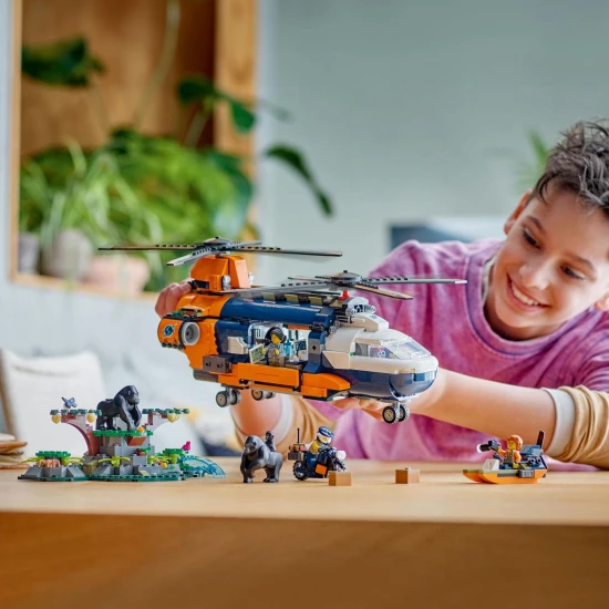 LEGO CITY Helikoptéra na prieskum džungle – dobrodružstvo v základnom tábore
