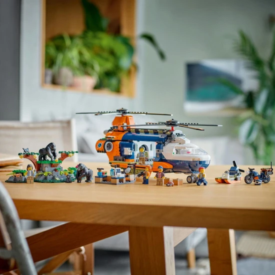 LEGO CITY Helikoptéra na prieskum džungle – dobrodružstvo v základnom tábore