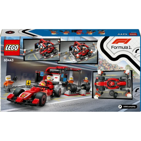 lego city 60443 f1 ferrari pit stop zavodne auto