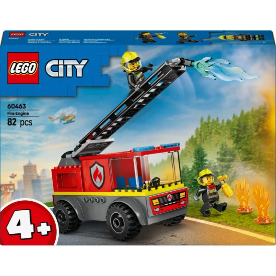 LEGO CITY Hasičské auto s rebríkom pripravené na zásah pri požiari