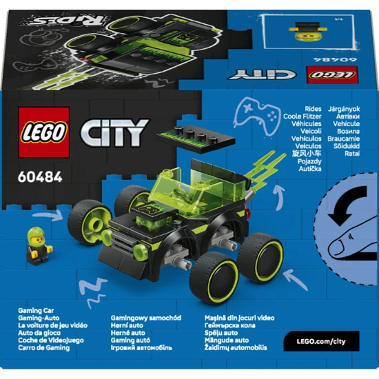 LEGO City 60484 Autíčka – Herné pretekárske auto