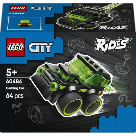LEGO City 60484 Autíčka – Herné pretekárske auto