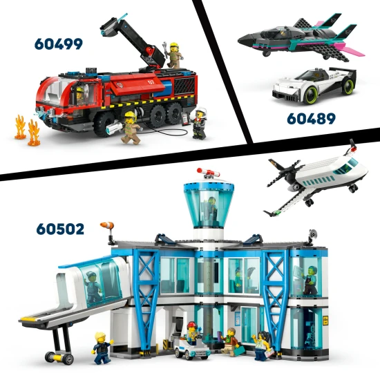 LEGO CITY 60487 Žltý taxík