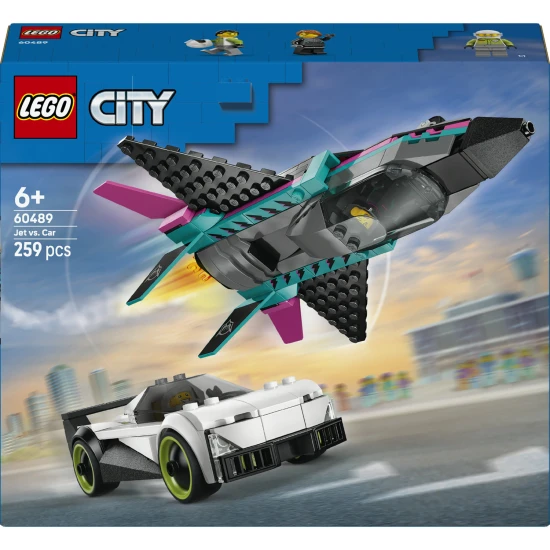 LEGO City 60489 Stíhačka vs. auto