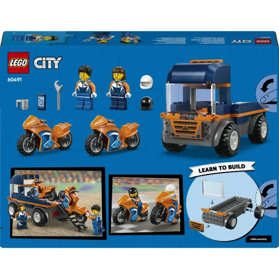 LEGO City 60491 Kamión na prepravu motoriek