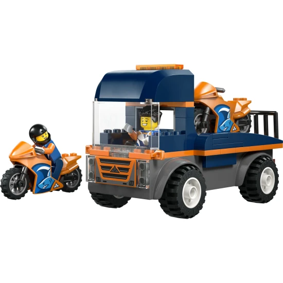 LEGO City 60491 Kamión na prepravu motoriek