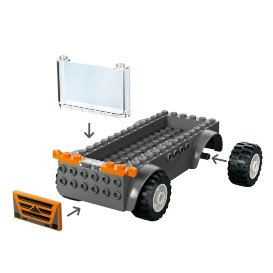 LEGO City 60491 Kamión na prepravu motoriek