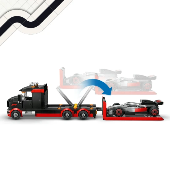 LEGO City 60493 Výstavný nákladiak F1® s pretekárskym autom Audi F1®