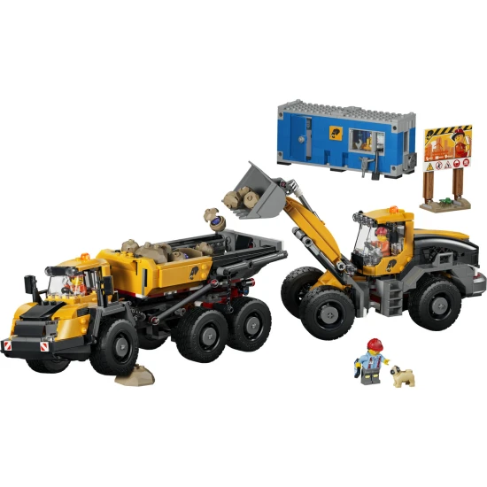 LEGO City 60494 Vyklápací nákladiak a čelný nakladač