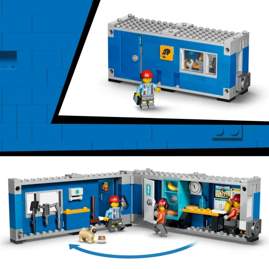 LEGO City 60494 Vyklápací nákladiak a čelný nakladač