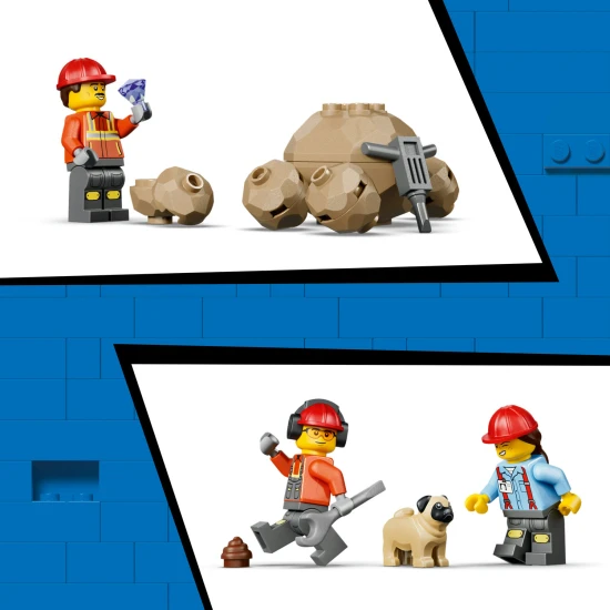 LEGO City 60494 Vyklápací nákladiak a čelný nakladač