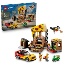 LEGO City 60496 Donáška pizze s vozidlami