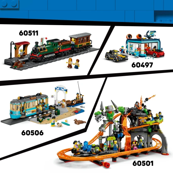 LEGO City 60496 Donáška pizze s vozidlami