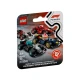 LEGO F1 71049 zberateľské pretekárske auto, minifigúrka s prilbou a kolesami