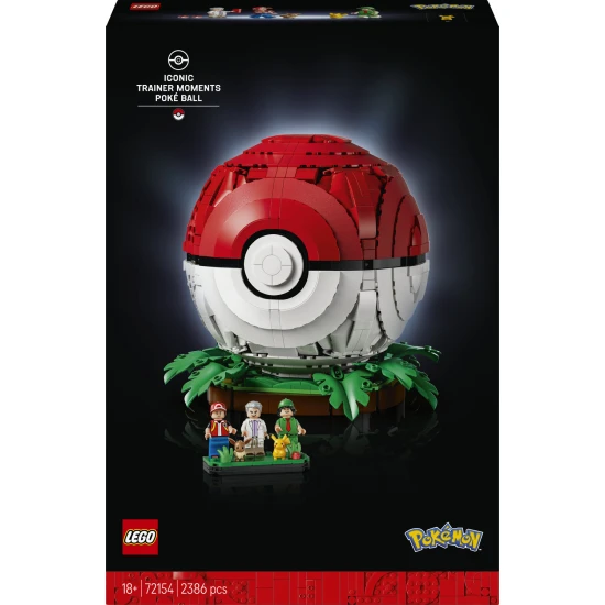 LEGO Pokémon 72154 Poké Ball s ikonickými momentmi Trénerov 2272154