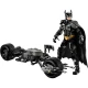 LEGO DC Batman Zostaviteľná figúrka: Batman a motorka Bat-Pod Zostaviteľný LEGO Batman s motorkou, LEGO Batman v akcii, LEGO Batman figurka s pohyblivými časťami, LEGO Batman s Bat-Pod