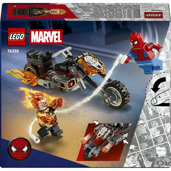 LEGO Marvel 76335 Spider-Man vs. Ghost Rider na motorke