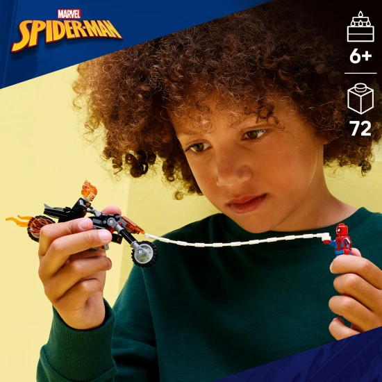 LEGO Marvel 76335 Spider-Man vs. Ghost Rider na motorke