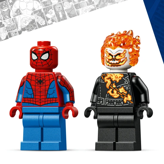 LEGO Marvel 76335 Spider-Man vs. Ghost Rider na motorke
