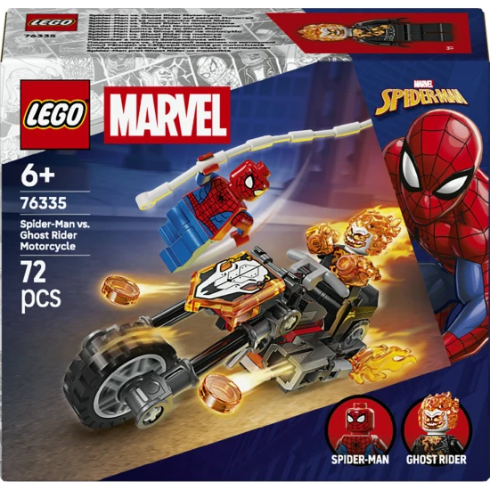 LEGO Marvel 76335 Spider-Man vs. Ghost Rider na motorke