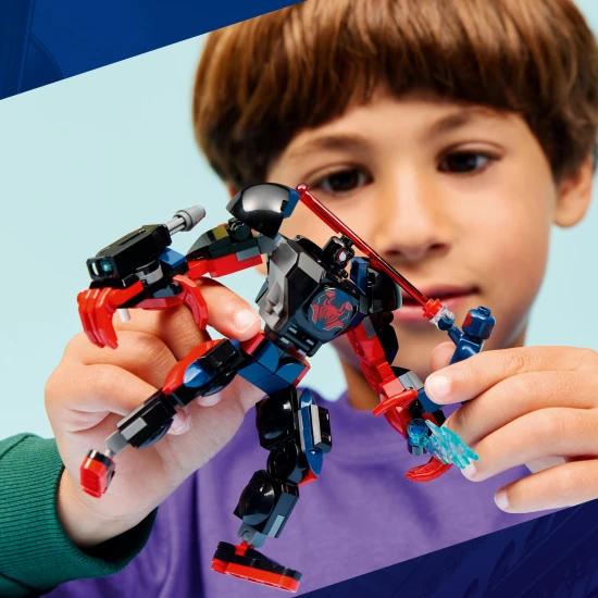 LEGO Marvel 76337 Robot Milesa Moralesa vs. Spider-Man 2099