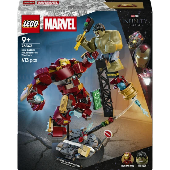 LEGO Marvel 76343 Epický súboj: Hulkbuster vs. Hulk
