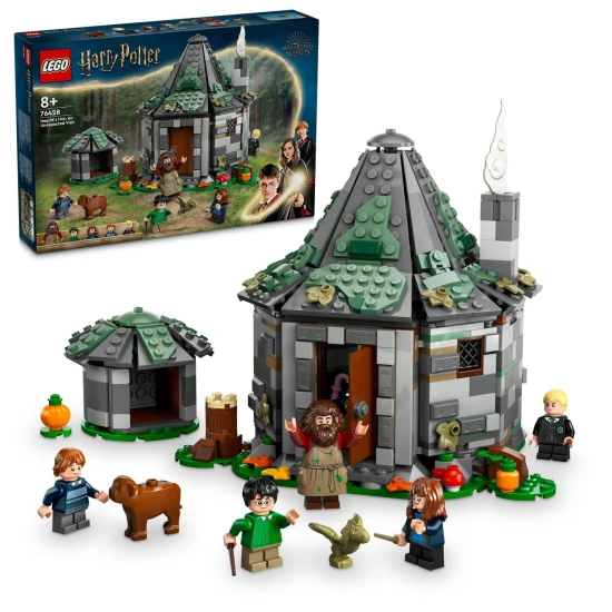 Objav svet čarodejníkov v LEGO Hagridovej chatrči s minifigúrkami