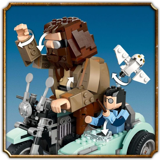 lego harry potter 76443 hagrid a harry na motorke stavebnica pre deti