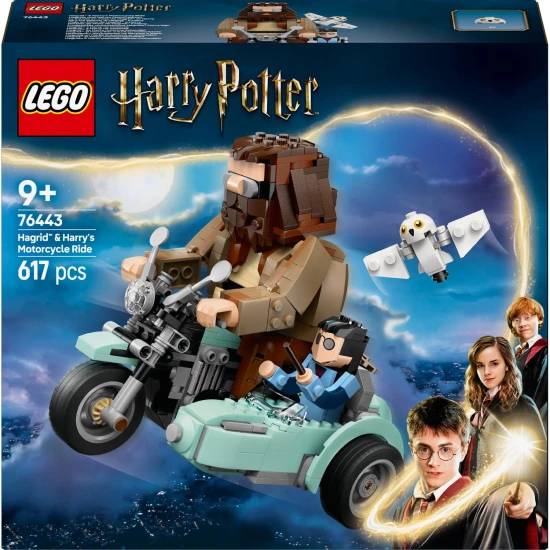 lego harry potter 76443 hagrid a harry na motorke stavebnica pre deti