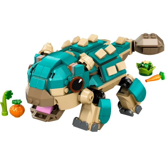 LEGO Jurassic World 76962 Mala Bumpy Ankylosaurus s pohyblivou celustou a chvostom