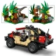 LEGO Jurassic World 76972 Unik pred raptormi v terenno aute s velociraptorom a minifigurkami