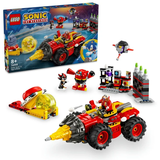 LEGO Sonic Super Sonic vs. Egg Drillster – akčná stavebnica plná zábavy