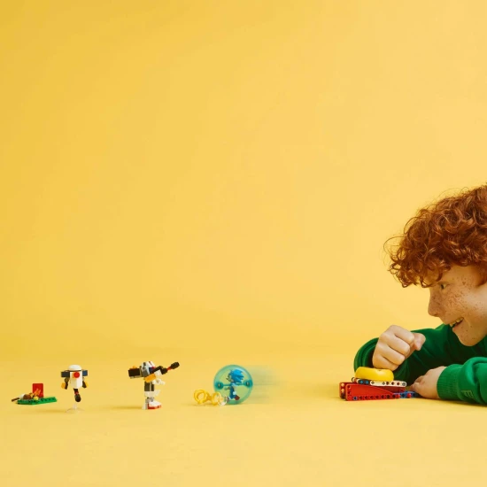 Súboj pri táboráku: Sonic, roboti a Chaos Emerald!