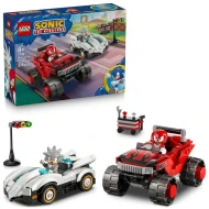 LEGO Sonic The Hedgehog 77118 Silver a jeho auto vs. Knuckles a jeho monster truck