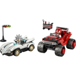 LEGO Sonic The Hedgehog 77118 Silver a jeho auto vs. Knuckles a jeho monster truck