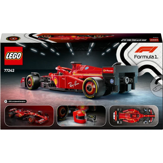 LEGO Speed Champions Pretekárske auto Ferrari SF-24 F1 LEGO Speed Champions Ferrari SF-24 F1 – detailná replika ikonického pretekárskeho auta