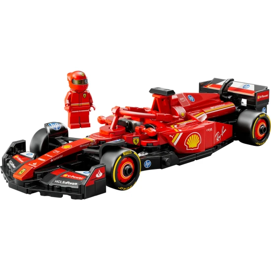 LEGO Speed Champions Pretekárske auto Ferrari SF-24 F1 LEGO Speed Champions Ferrari SF-24 F1 – detailná replika ikonického pretekárskeho auta