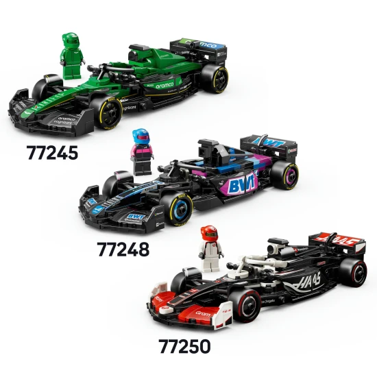 LEGO Speed Champions Pretekárske auto Ferrari SF-24 F1 LEGO Speed Champions Ferrari SF-24 F1 – detailná replika ikonického pretekárskeho auta