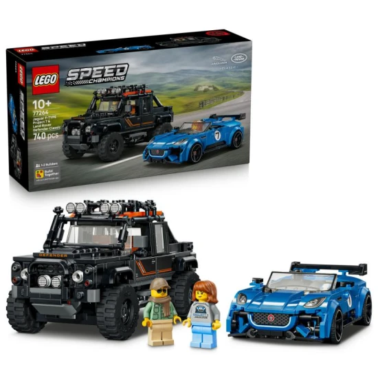 LEGO Speed Champions 77264 Jaguar Project 7 a Land Rover Defender LEGO Speed Champions 77264 Jaguar Project 7 a Land Rover Defender