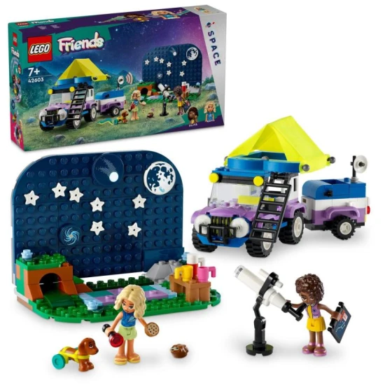 Postavte si vlastný karavan na pozorovanie hviezd s Lego Friends Karavan na pozorovanie hviezd.
