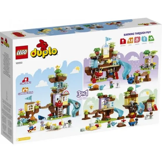 Obľúbená stavebnica Lego Duplo Domček na strome 3v1.