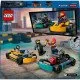 Zahraj si napínavú súťaž s týmito motokárami a ich pretekármi s LEGO City Motokáry a pretekári.