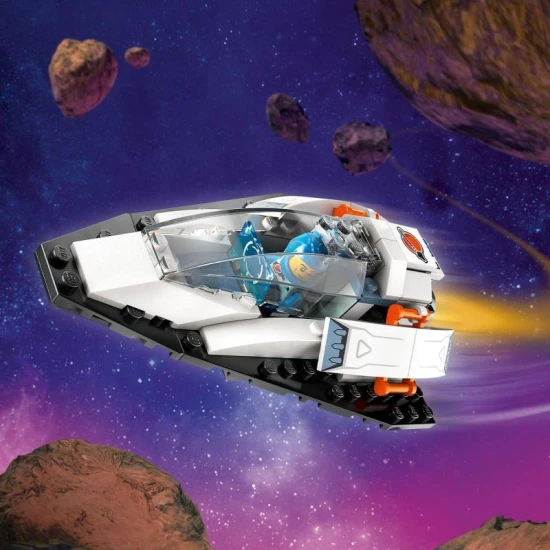 Deti sa môžu stať každodennými astronautmi s touto stavebnicou LEGO City Vesmírna loď a objav asteroidu.